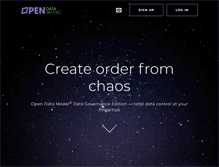 Tablet Screenshot of opendatamodel.com
